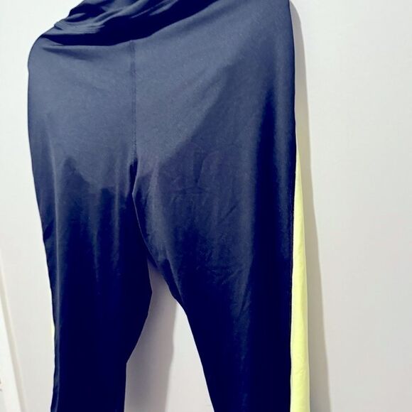 Ideology Womens Plus Size Colorblock Cropped Leggings-Womens 2X-Noir Barbell-NWT - Picture 10 of 11